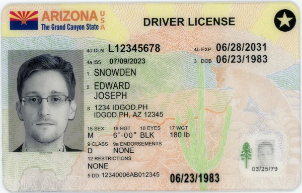 High-Quality Arizona Fake ID with Security Features
