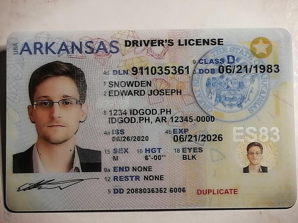 Premium Arkansas Fake IDs with Holograms & UV Security