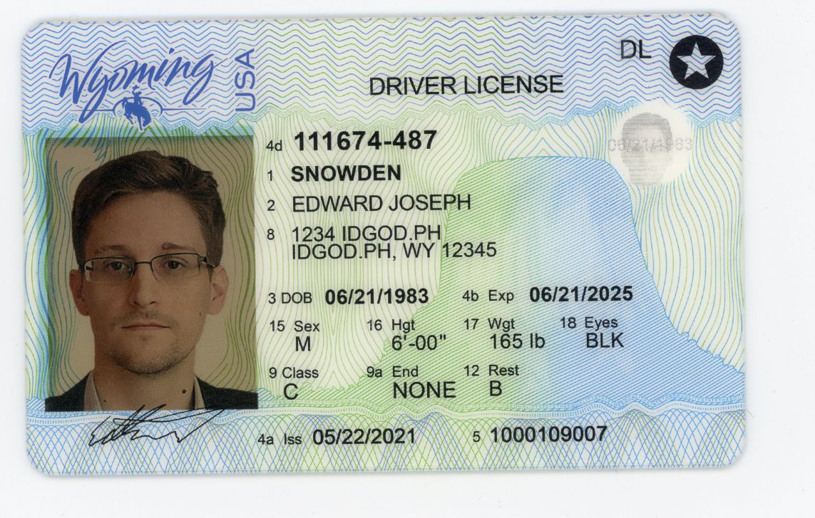 Premium Wyoming Fake IDs with Holograms & UV Security