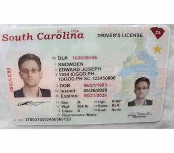 South Carolina Fake ID GOD with holograms and UV features - IDGod.ph